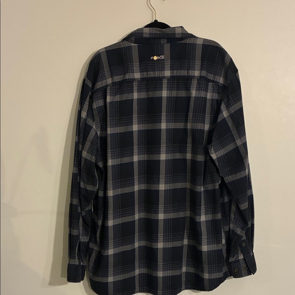 Carhartt Force Relaxed Fit Checkered Plaid Longsleeve Button Down - Picture 2 of 4